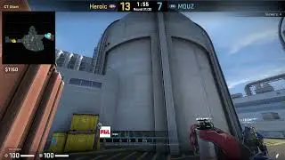 ropz Nuke Outside One Way Smoke From CT Spawn (CS:GO Tricks)