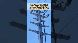Why High-Voltage Power Lines Don&rsquo;t Have a Neutral Wire⚡ #neutralwire #neutralline #highvoltage