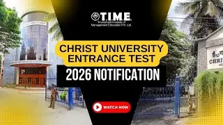 CHRIST UNIVERSITY ENTRANCE TEST 2026 NOTIFICATION