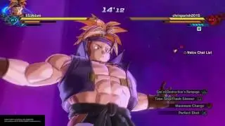 SSJAdam vs Darkshadowspear - Dragon Ball Xenoverse 2