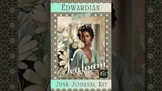 Edwardian Junk Journal Kit with Ephemera | Printable Digital Papers #junkjournalsupplies