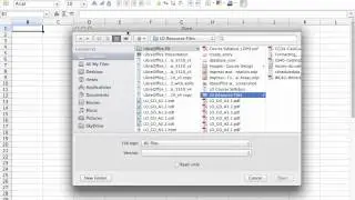 LibreOffice: Calc- Importing Data