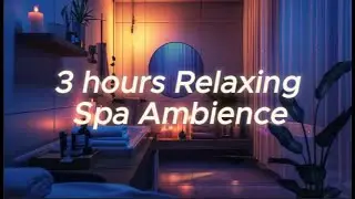 Candlelit Study Ambience | Relaxing Bath Ambience & Nature Sounds