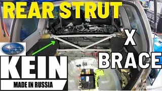 KIEN REAR STRUT BAR X BRACE INSTALL | SG SUBARU FORESTER (03-08) | ROAD TO 800HP SUBARU EP 39