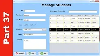 JAVA - Student Information System Project In Java Using NetBeans With Source Code | Part 37