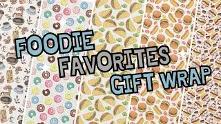 Foodie Favorites Gift Wrap | Easy Gift Wrapping Ideas for Food Lovers, Birthdays & Holidays | HPG