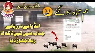 River Chenab Hevy Flood|| Flood Update 2022 || Bharat Nay Pany chor dia July 28, 2022