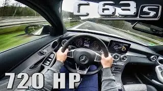 Mercedes C63 S AMG Acceleration Sound POV - 720 HP 4.0 V8 BiTurbo by GAD Motors