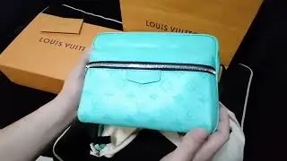 Unboxing Louis Vuitton Miami Green Outdoor Messenger bag. #louisvuitton #louisvuittonbag #bags #bag