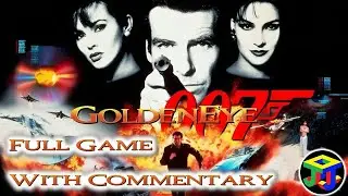 Goldeneye 007 FULL GAME | ALL CHEATS UNLOCKED | Long Play With Commentary