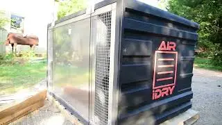 Unboxing the IDRY AIR lumber kiln!!