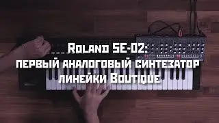 Roland SE-02: первый аналоговый синтезатор линейки Boutique