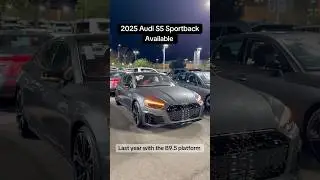 2025 is the last year of the Audi&rsquo;s S5 Sportback on the B9.5 platform!  #audi #audis5sportback