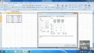Microsoft Excel - Creating Borders