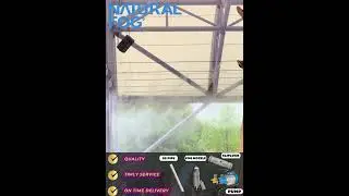 High Pressure Mist Cooling: The Ultimate Outdoor Comfort Hack #foggingsystem #fognozzle #mistnozzle