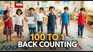 &ldquo;WOW! Preschool Kids Back Counting 100 to 1 on Floor 🧮 | Montessori M3&rdquo;