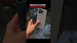 Red Magic 11 Pro Plus vs iPhone 16 Pro Max Camera Zoom Test 😱📸 #shorts #viralvideo