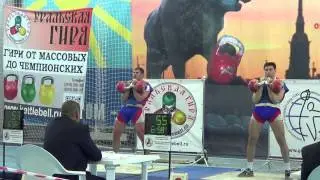 Open Europe Cup 2015 Long cycle 95 kg. Savrasov & Grishaev