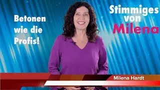 Betonen wie die Profis! | Milena Hardt