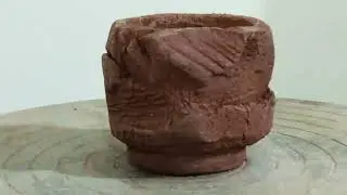 Técnica cerámica Kurinuki paso a paso. Tiempo real