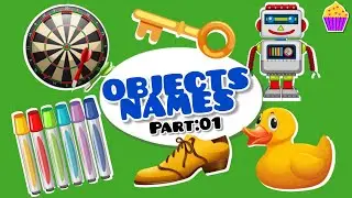 Home Object names in english | objects at home | learning videos for kids, toddlers | Cute Cupcakes