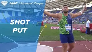 Polish shot putter Konrad Bukowiecki smashes the meeting record in Rome - IAAF Diamond League 2019