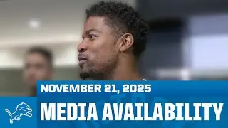 Detroit Lions cornerback D.J. Reed meets with the media | November 21, 2025