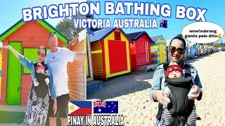 FIRSTIME KO PUMUNTA SA BRIGHTON BATHING BOX DITO SA AUSTRALIA🇦🇺 (SUBRANG GANDA)FILIPINA IN AUSTRALIA