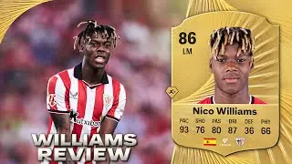 CARTAZA PARA LA BANDA 👌 86 NICO WILLIAMS FC 26 ORO REVIEW