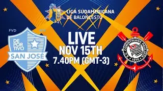 San Jose v Corinthians | Full Basketball Game | Liga Sudamericana de Baloncesto FIBA 2025