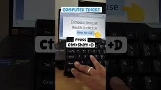 How to Use Double Underline Shortcut (Ctrl+Shift+D) in Word | Keyboard Shortcuts