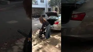 Easy to fit in car trunk! #electricwheelchair