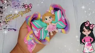 Lazo Luxo Amora doble 🎀listón de 4 CM(3.8)/laco Luxo Amora