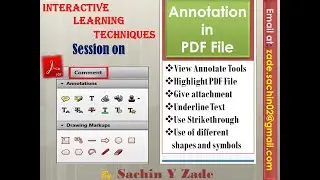 Annotation in PDF | How to add Annotations in PDF | How to use symbols in PDF File | Symbols in PDF