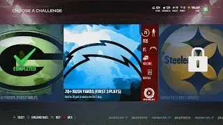 Madden NFL 17 | MUT December Gauntlet Rushing Challenge #4 | 20+ Rush Yards (First 3 Plays)