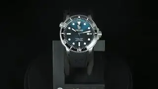 Deep Blue Master 1000 II 44mm Automatic Diver Watch Black Bezel/Sunray Teal Blue Dial