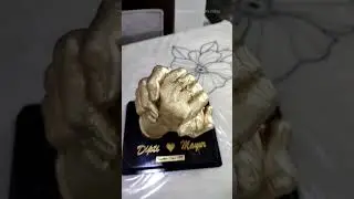 3dCouple Hand Casting #3dhandcasting #couplehandcasting