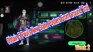 Obtain 5 Paul's New State Posters From around Troi Mission Week 2 | PUBG NEW STATE