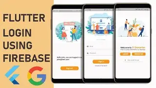 Flutter Login with firebase- auth|flutter firebase|Email/Pass & Google Sign in-flutter tutorial