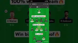 DC vs CSK Dream11 Team, DC vs CHE Dream11 Prediction, Delhi Capitals vs Chennai Super Kings Team#ipl