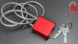 Замок BOZZYS Cable LOTO с отмычкой