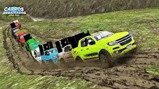 CARROS REBAIXADOS ONLINE | MEGA TRILHA COM AS CAMIONETES S10 4x4