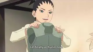 Naruto chose Shikadai to promote Chunin instead of Sarada, Shikadi First mission as Captain   chunin