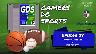 Gamers Do Sports ~ Ep. 58: Updated NFL Tier List/MLB Playoffs ~ LIVE