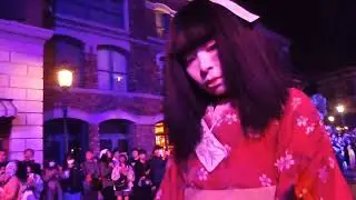 2023 10 31 USJ 人形ゾンビエリア バックドラフト前 【何か伝えている?】