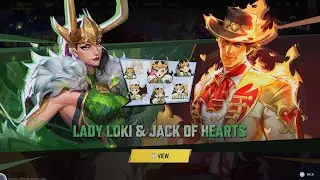 Marvel Rivals: Loki 💃🏻 Lady Loki & Human Torch ❤️ 🔥 Jack Of Hearts {Costumes} Bundle