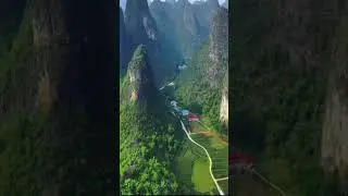 This is the beautiful mountain scenery of Hechi City#Guangxi Zhuang Autonomous Region# China