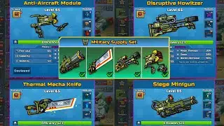 OP Melee? Military Supply Set Review and Chest Opening | Pixel Gun 3D | Lottery Weapons