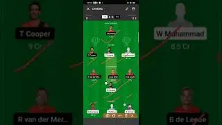 UAE vs NED 2ND World Cup Match Dream11 Grand League Team | UAE vs Ned Dream11 | #UAEvsNED