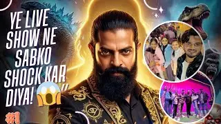 ✨ Jadugar Badshah Show Vlog PART-1 | Magic, Dinosaur & Gorilla Live Show Hardoi | Family Vlog Hindi
